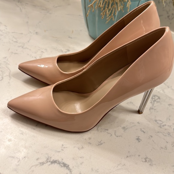 Nude colored, high heels. - Picture 2 of 3